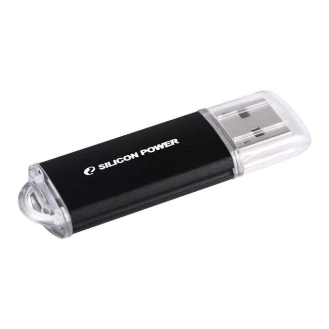 USB памет SILICON POWER Ultima II, 8GB, USB 2.0 Черен