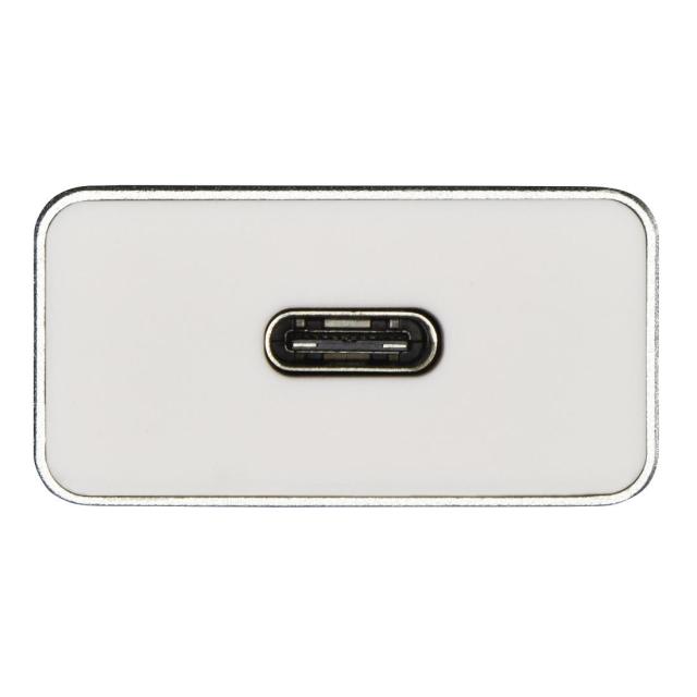 USB хъб HAMA Aluminium UHAM, USB 3.1, 2 x USB-A, 2 x USB-C, Сребрист