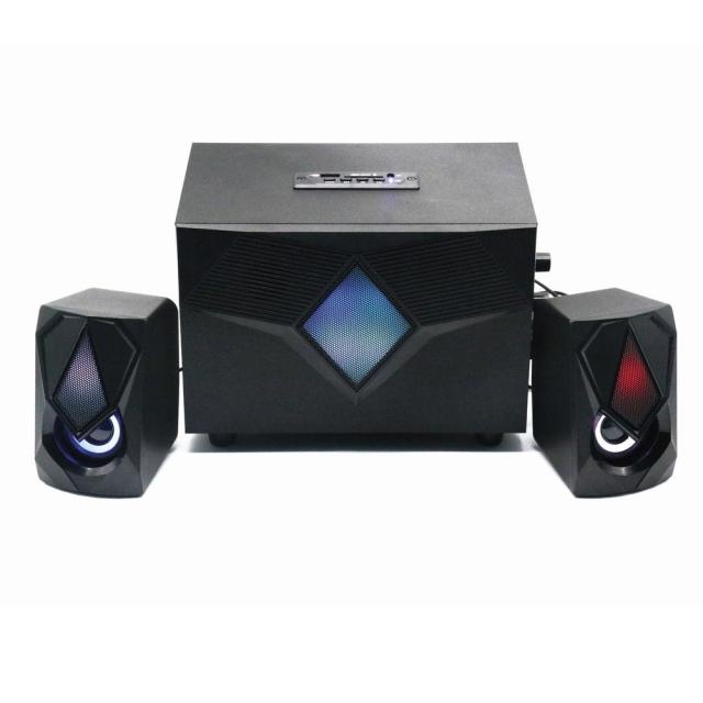 Колони Ewent EW3526, 2.1, FM Radio, USB, SD, AUX, Bluetooth, Черна