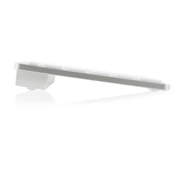 Bluetooth клавиатура Ewent EW3163, за компютри/таблети/смартфони, (Qwerty), Бял