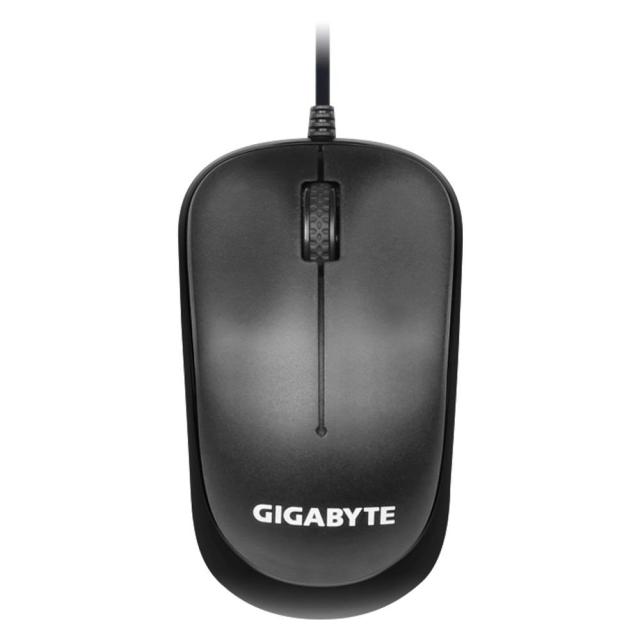 Kомплект жична клавиатура с мишка Gigabyte KM6300, Черен