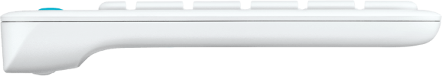 Клавиатура Logitech K400 PLUS US, Wireless, тъчпад, бяла 