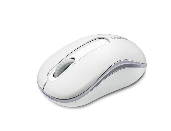 Mишка RAPOO M10 Plus, оптична Бял, 2.4Ghz