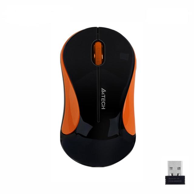Mишка A4tech G3-270N-3 V-Track, Черен/Оранжев