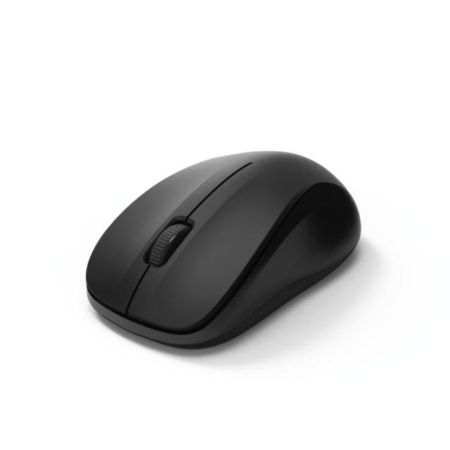 Мишка HAMA MW-300, 3 бутона, Wireless 2.4 GHz, Черен