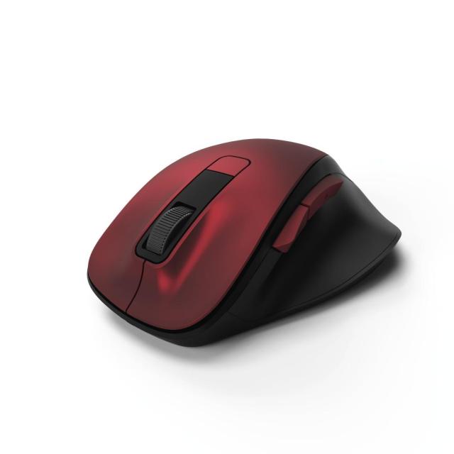 Мишка HAMA MW-500, Wireless , безшумна, Червен/Черен