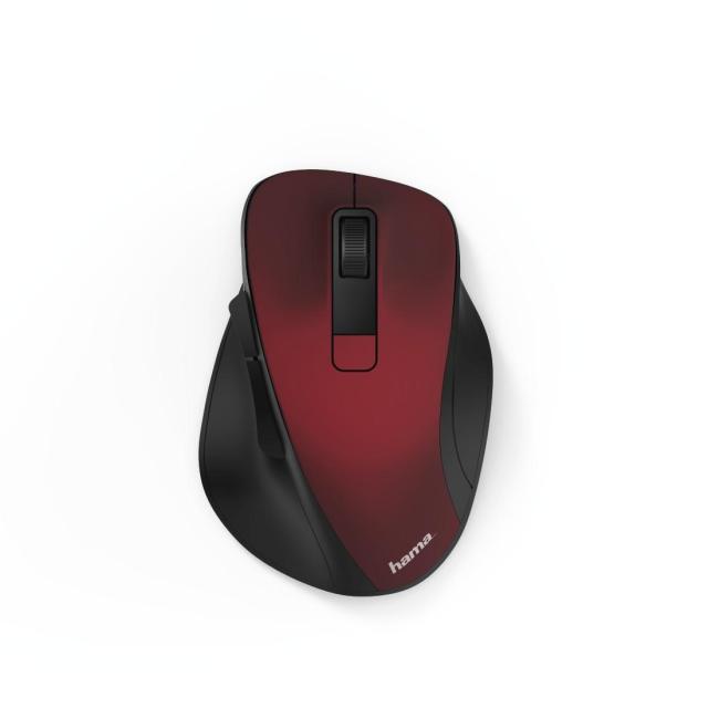Мишка HAMA MW-500, Wireless , безшумна, Червен/Черен