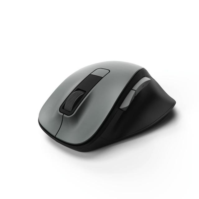 Мишка HAMA MW-500 Wireless, USB, 1200/1600/800 dpi, безшумна, Сив
