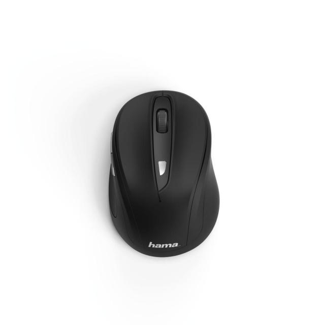 Мишка HAMA MW-400, Wireless, 1200/1600/800 dpi, Черен