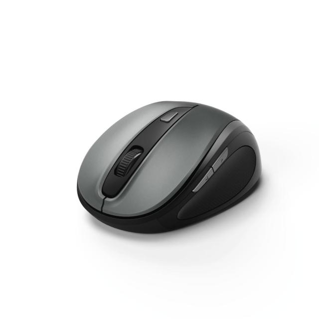 Мишка HAMA MW-400, Wireless 2.4 GHz, 800/1200/1600 dpi, Сив