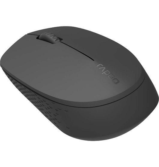 Мишка RAPOO M100 Silent, Bluetooth/Wireless, Multi-mode, безшумна, Черен