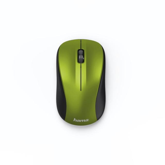 Мишка HAMA MW-300, Wireless 2.4 GHz, лимонено жълт