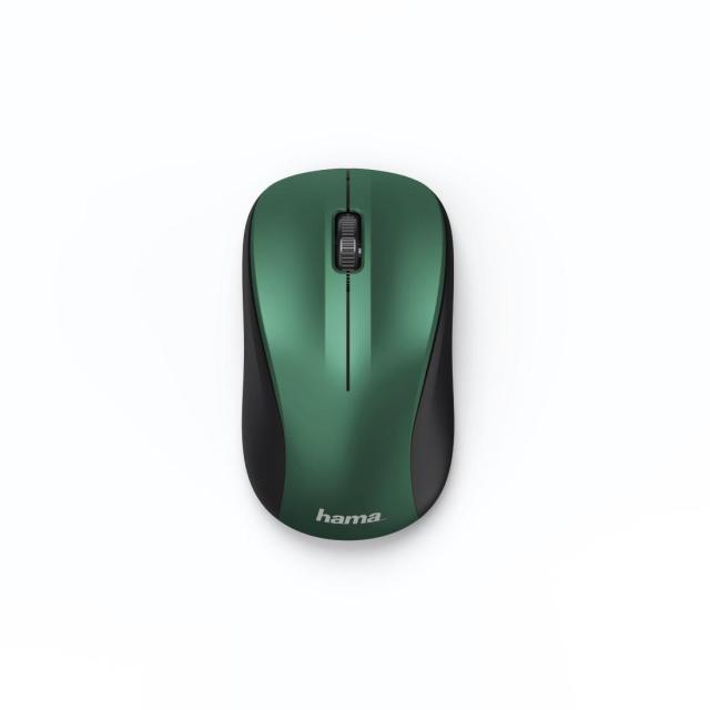 Мишка HAMA MW-300, 3 бутона, 2.4 GHz, зелен