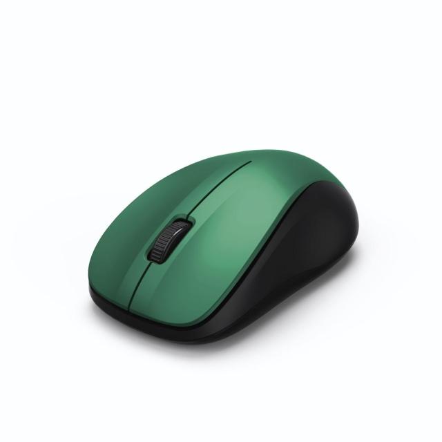 Мишка HAMA MW-300, 3 бутона, 2.4 GHz, зелен