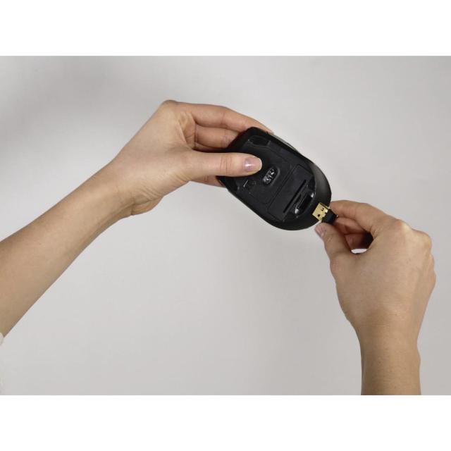 Мишка HAMA Milano, Wireless 2400dpi, 2.4GHz RF, Бял