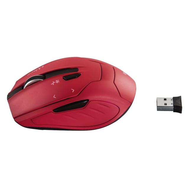 HAMA Milano, Wireless 2400dpi, 2.4GHz RF, Червен