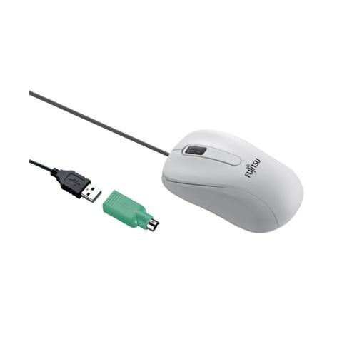 Мишка FUJITSU M530, Лазерна 1200dpi, USB/PS2, Сива