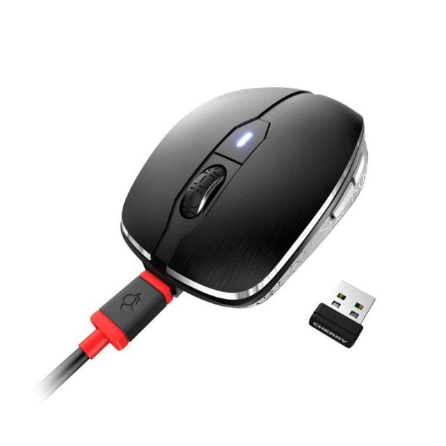 Мишка CHERRY MW 8C ADVANCED, USB/Bluetooth/Wireless, Черна