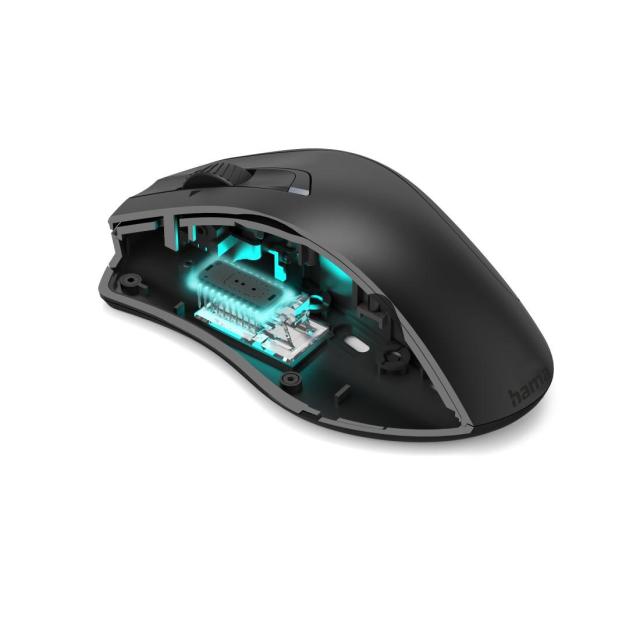 Мишка HAMA MW-800, Wireless, 600-3200 dpi, 7 бутона, Черен