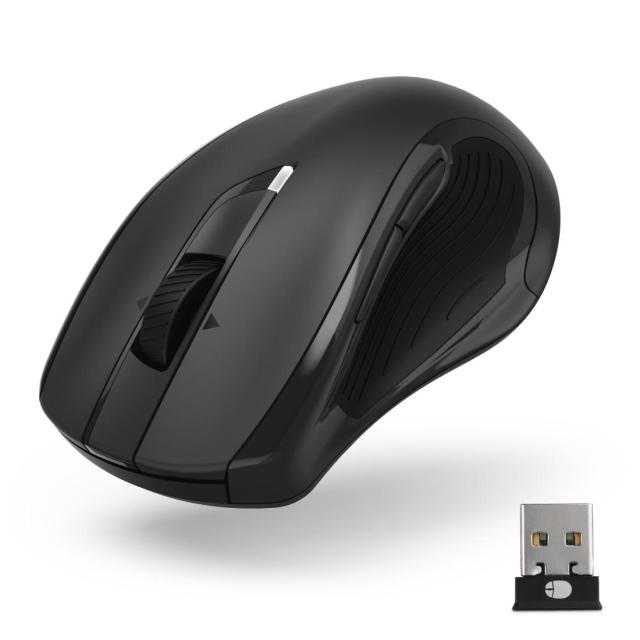Мишка HAMA MW-800, Wireless, 600-3200 dpi, 7 бутона, Черен