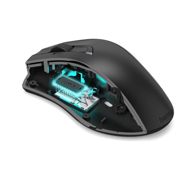 Мишка HAMA MW-900, Wireless, 7 бутона, 800-3200 dpi, Черен