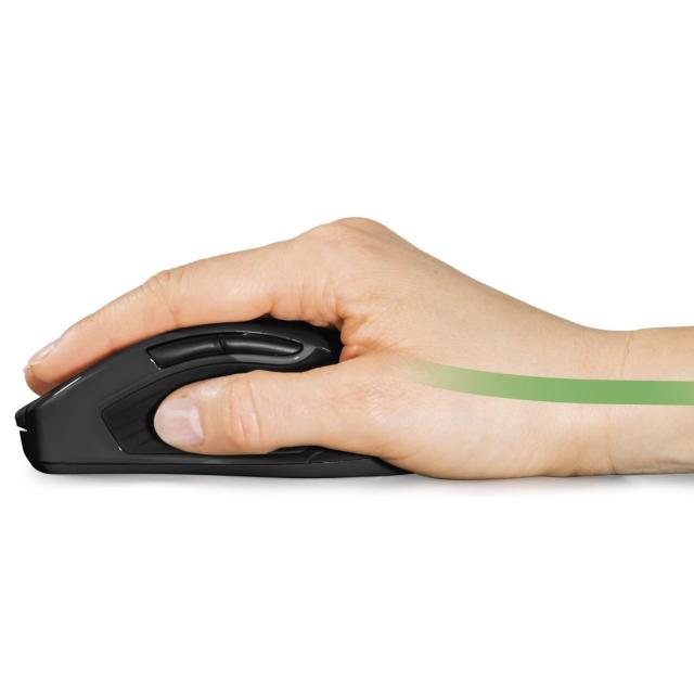 Мишка HAMA MW-900, Wireless, 7 бутона, 800-3200 dpi, Черен