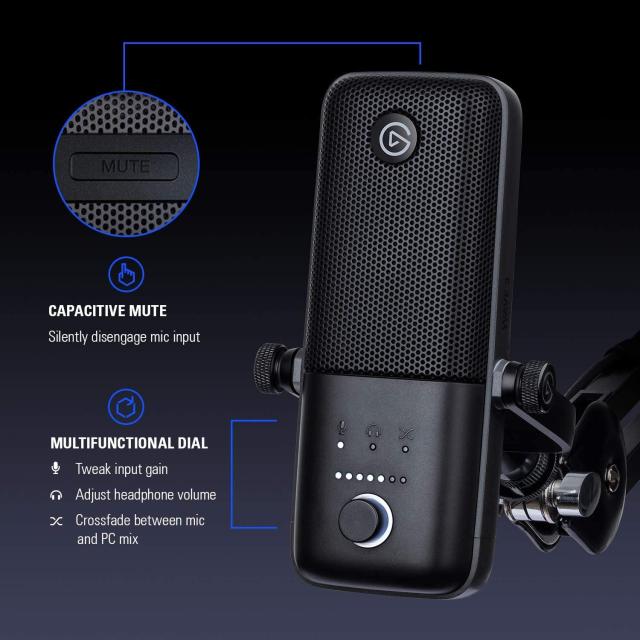 Настолен микрофон Elgato Wave 3