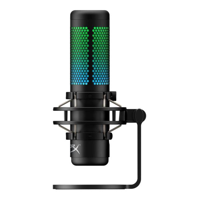 Настолен микрофон HyperX QuadCast S BK, USB, 3.5 mm