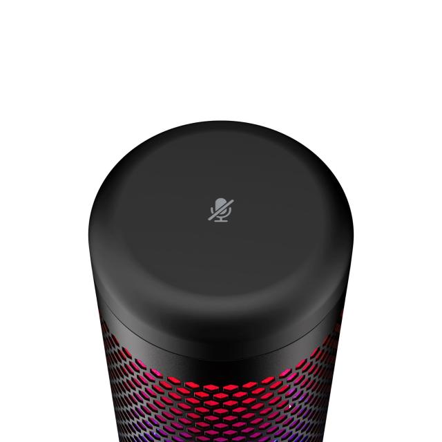 Настолен микрофон HyperX QuadCast S BK, USB, 3.5 mm