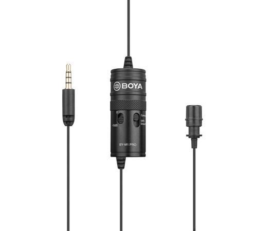 Микрофон брошка BOYA BY-M1 Pro, 3.5mm жак