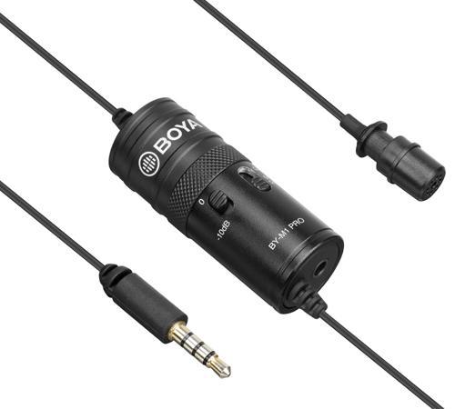Микрофон брошка BOYA BY-M1 Pro, 3.5mm жак
