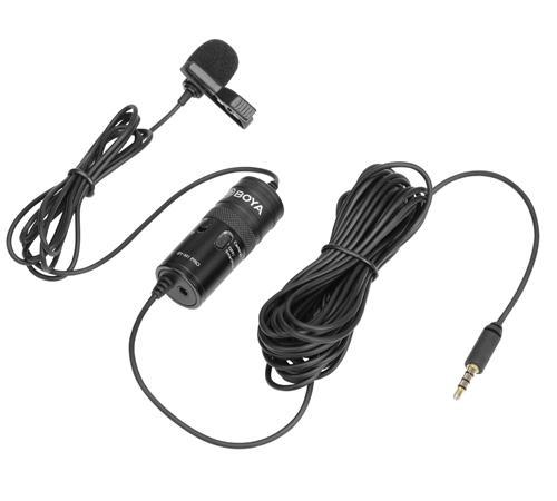 Микрофон брошка BOYA BY-M1 Pro, 3.5mm жак