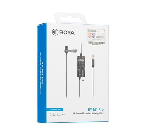 Микрофон брошка BOYA BY-M1 Pro, 3.5mm жак