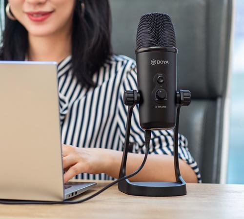 Настолен микрофон BOYA BY-PM700, USB-C