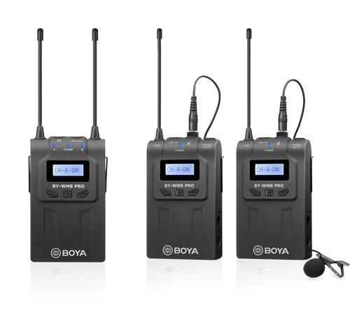 Безжична система микрофони с предавател BOYA BY-WM8 Pro-K2