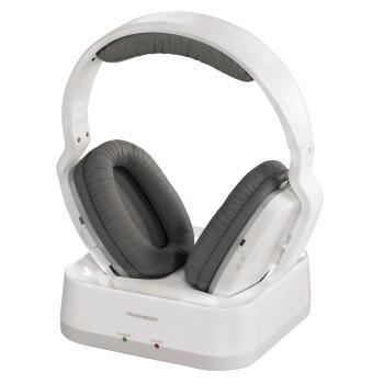 Слушалки HAMA Thomson WHP3311W, безжични, Wireless, Бели