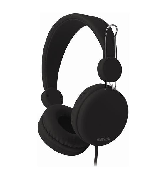 Слушалки MAXELL HP SPECTRUM SMS-10S, микрофон, 3,5 мм жак, Черни