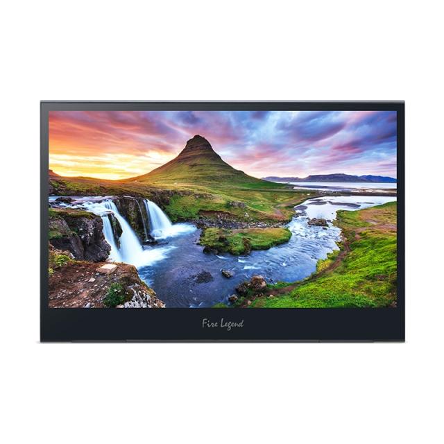 Монитор AOPEN 16PM6QTbmiux (powered by Acer), 15.6'' Portable Touch, FHD IPS, 8ms, AG, Flicker-less, ZeroFrame, Antimicrobial coating, 800:1, 250 nits, miniHDMI, USB-C, Audio out, 2x1W, Tilt, Black