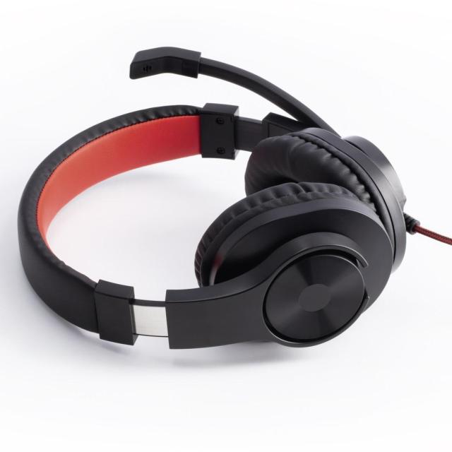 Слушалки HAMA HS-USB400, стерео, микрофон, USB, Черен