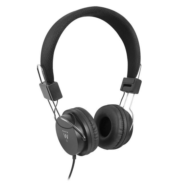 Слушалки Ewent EW3573, Черни