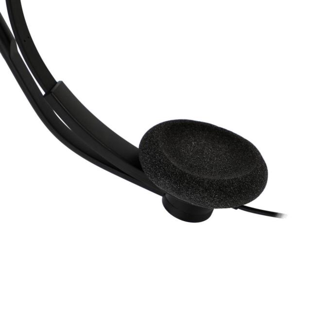 Слушалки Addasound EPIC 301 Mono, UC,USB, микрофон, Черни