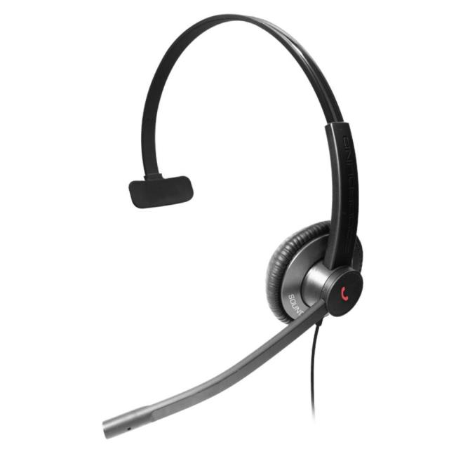 Слушалки Addasound EPIC 501 Mono, UC, USB, 3,5 мм жак, микрофон, Черни