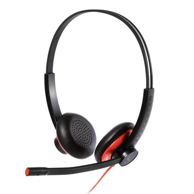 Слушалки Addasound EPIC 512 Duo, UC, микрофон USB, Черни