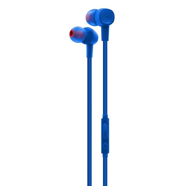 Слушалки MAXELL SIN-8 SOLID+OKINAVA, микрофон, тапи "тапи", Сини