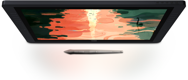 Графичен дисплей таблет HUION  Kamvas Pro 22 2019 GT2201, Черен