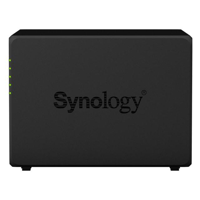 Мрежов сторидж Synology DS920+, за 4 диска, до 64TB, 2.0GHz, 4GB, Гигабит, USB3.0