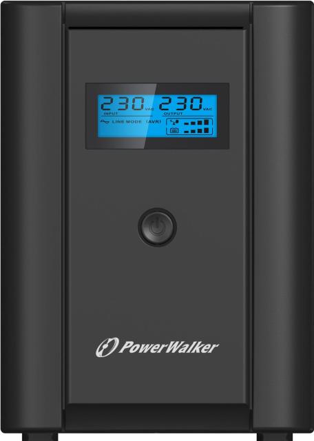 POWERWALKER UPS VI 2200 SHL LCD, 2200VA / 1200W, Line Interactive