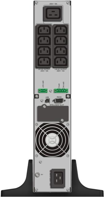 UPS POWERWALKER VFI 3000RT HID LCD, 3000VA, On-Line