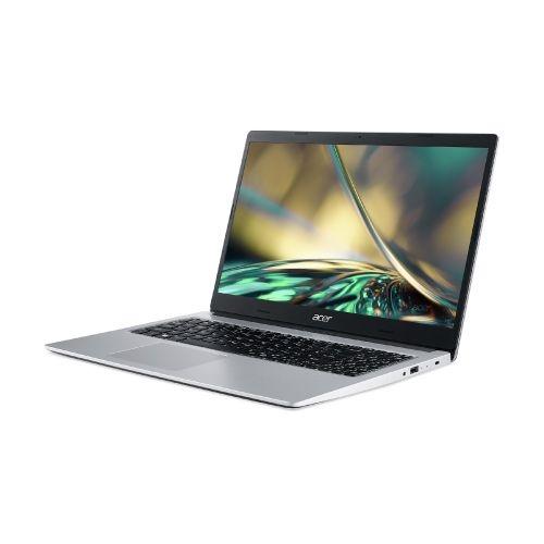 Лаптоп Acer Aspire 3, A315-43-R8L3, (6-ядрен) AMD Ryzen 5 5500U (2.1GHz up to 4.00GHz, 8MB), 15.6" FHD (1920x1080) IPS, HD Cam, 8GB DDR4, 512 SSD PCIe, Radeon Vega Graphics, RJ-45, 802.11ac, BT 4.2, Linux, Silver
