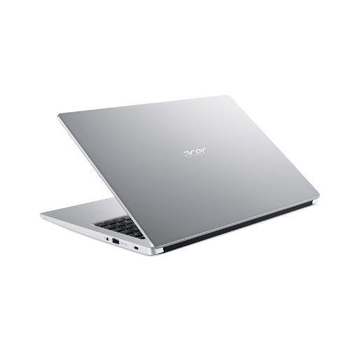 Лаптоп Acer Aspire 3, A315-43-R8L3, (6-ядрен) AMD Ryzen 5 5500U (2.1GHz up to 4.00GHz, 8MB), 15.6" FHD (1920x1080) IPS, HD Cam, 8GB DDR4, 512 SSD PCIe, Radeon Vega Graphics, RJ-45, 802.11ac, BT 4.2, Linux, Silver